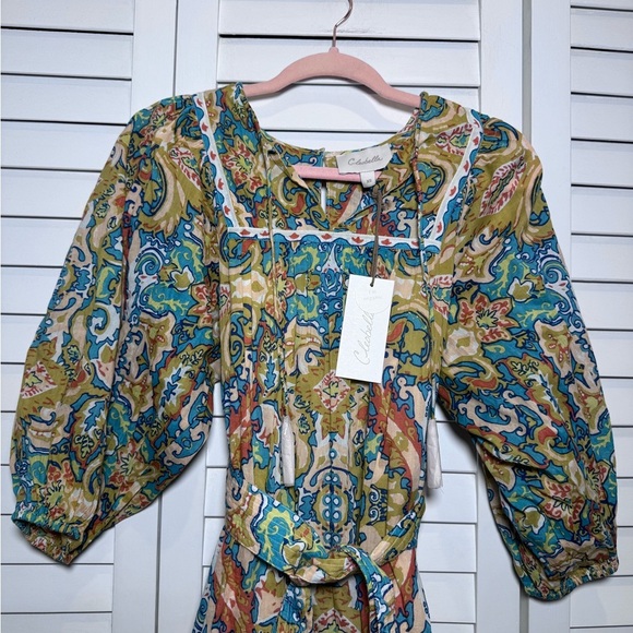 NWT Cleobella Magdalena Las Palmas Paisley Mini Dress Size XS - Picture 5 of 12